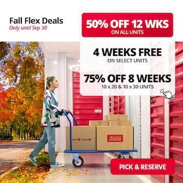 Access Storage - Barrie Promotion