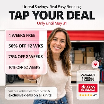 Access Storage - Barrie Promotion