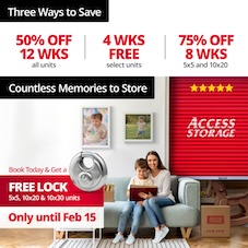 Access Storage - Barrie Promotion